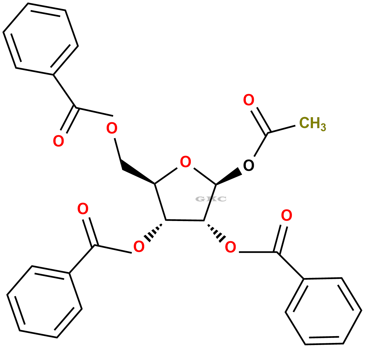 1-O-Acetyl-2,3,5-Tri-O-Benzoyl-β-D-Ribofuranose