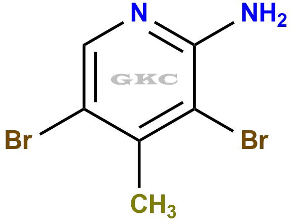 2-Amino-3,5-dibromo4-methylpyridine