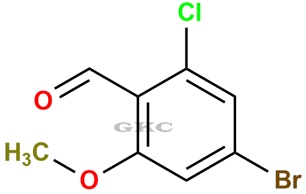 4-bromo-2-chloro-6-methoxy-benzaldehyde