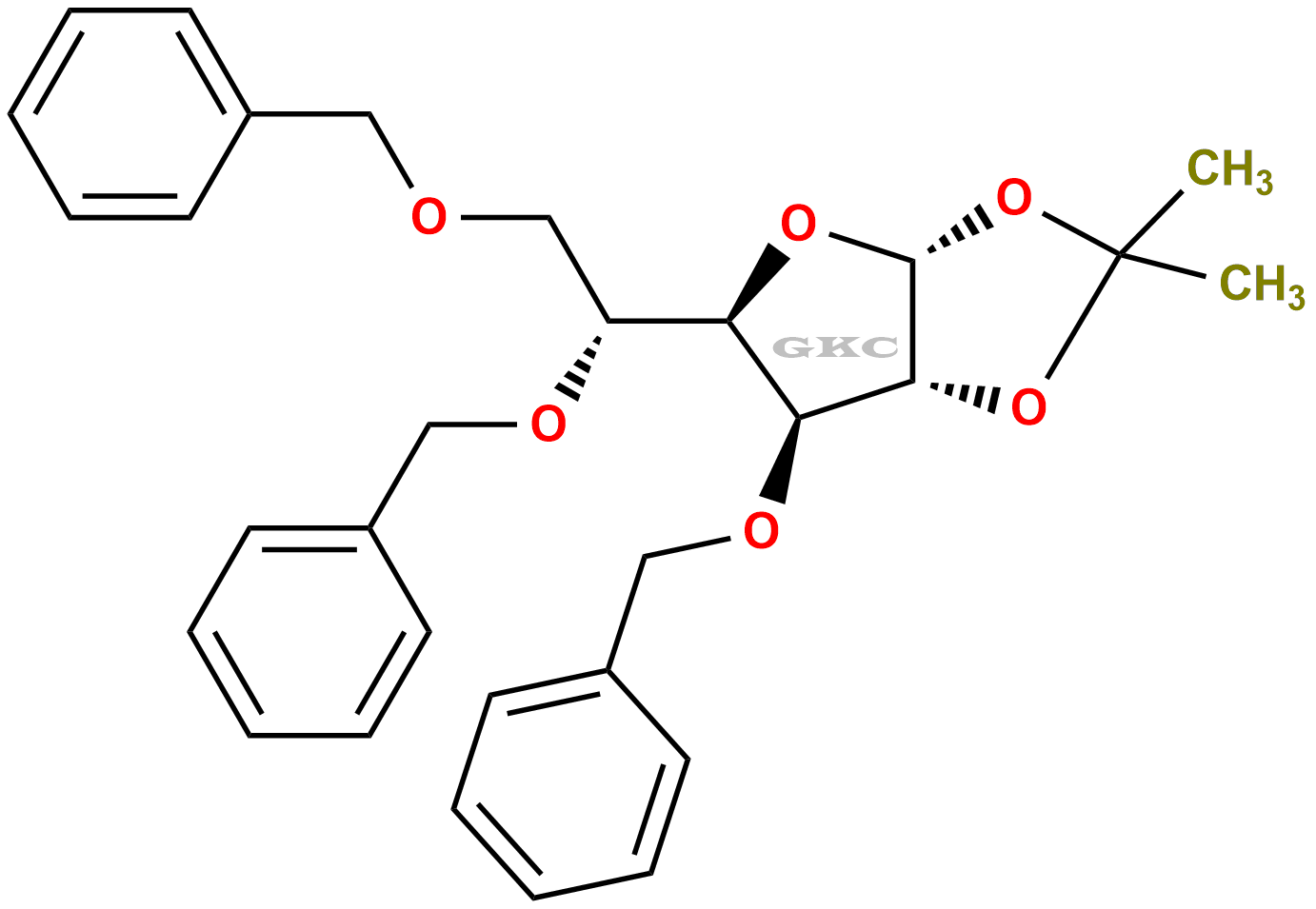 Tri-O-benzyl-a-D-monoacetoneglucofuranose